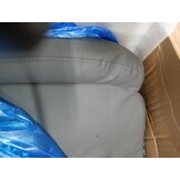 Comfortabele Grijze Leren Fauteuil - 55% Korting