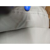 Comfortabele Grijze Leren Fauteuil - 55% Korting