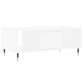 Moderne Salontafel Wit Bewerk Hout (33% Korting)