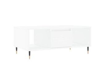 Moderne Salontafel Wit Bewerk Hout (33% Korting)