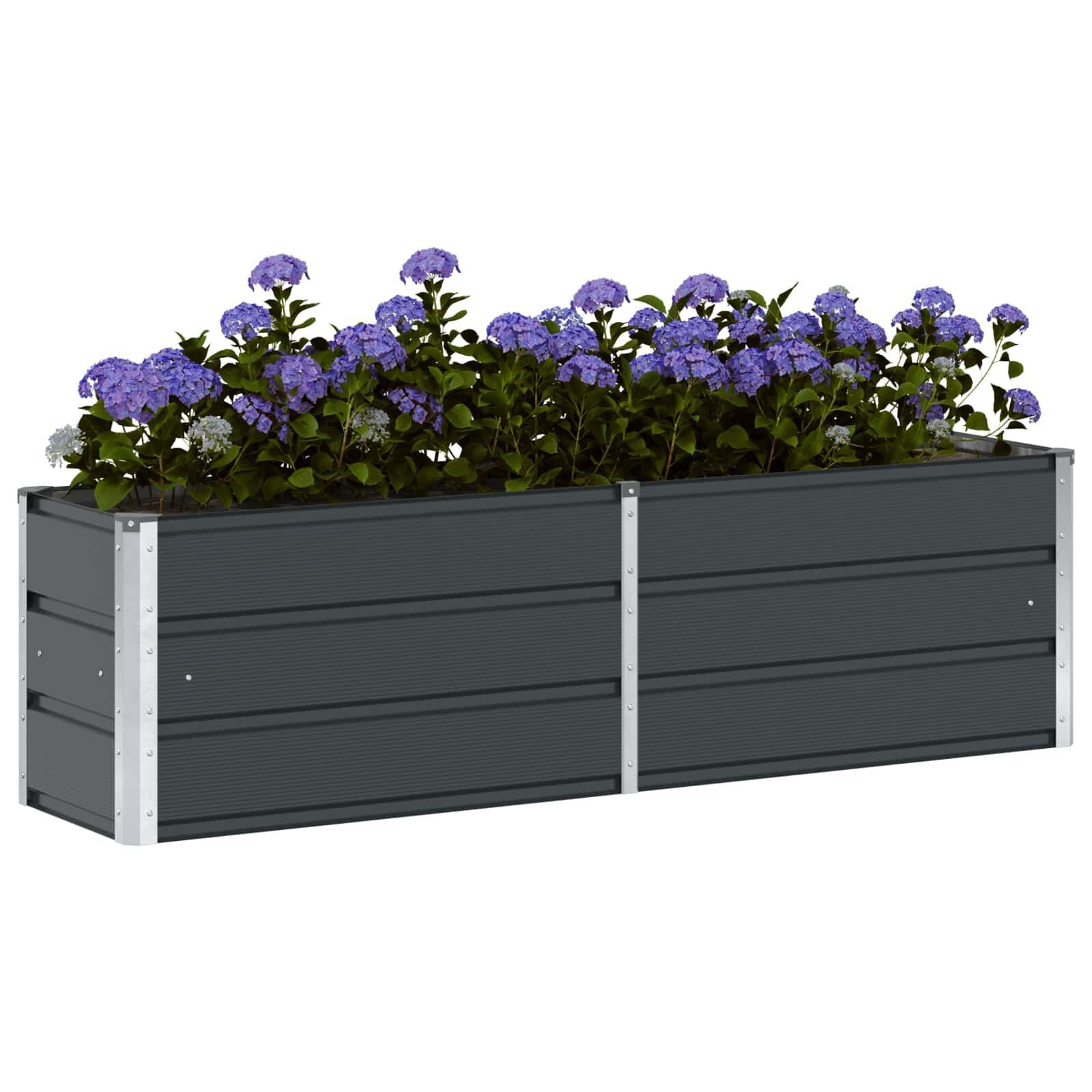 Plantenbak Staal Antraciet 160x40x45cm - 34% Korting!