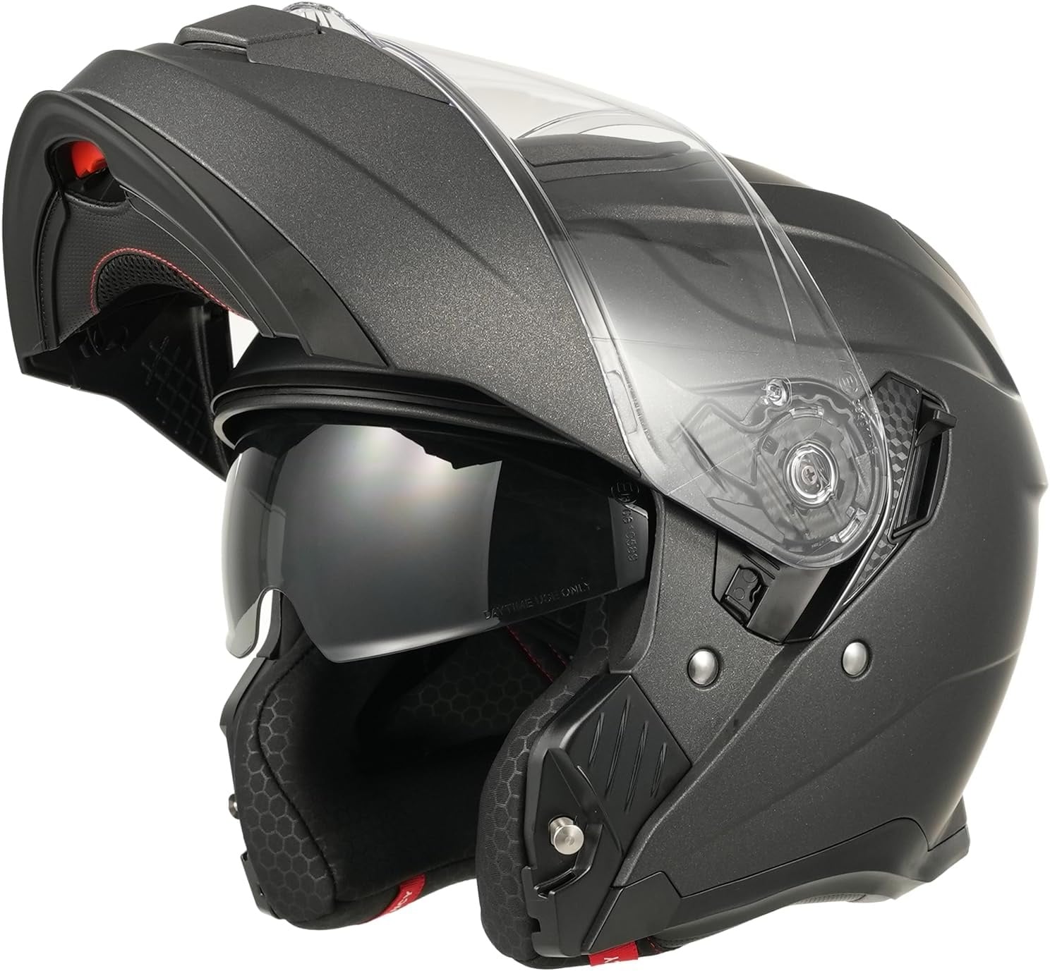 MY Systeemhelm 935 Modulaire Motorhelm Mat Titanium - S (55/56cm) - 34% Korting
