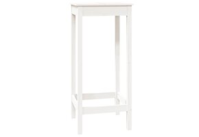 Bartafel Grenenhout Wit 50x50x110 cm - 58% Korting