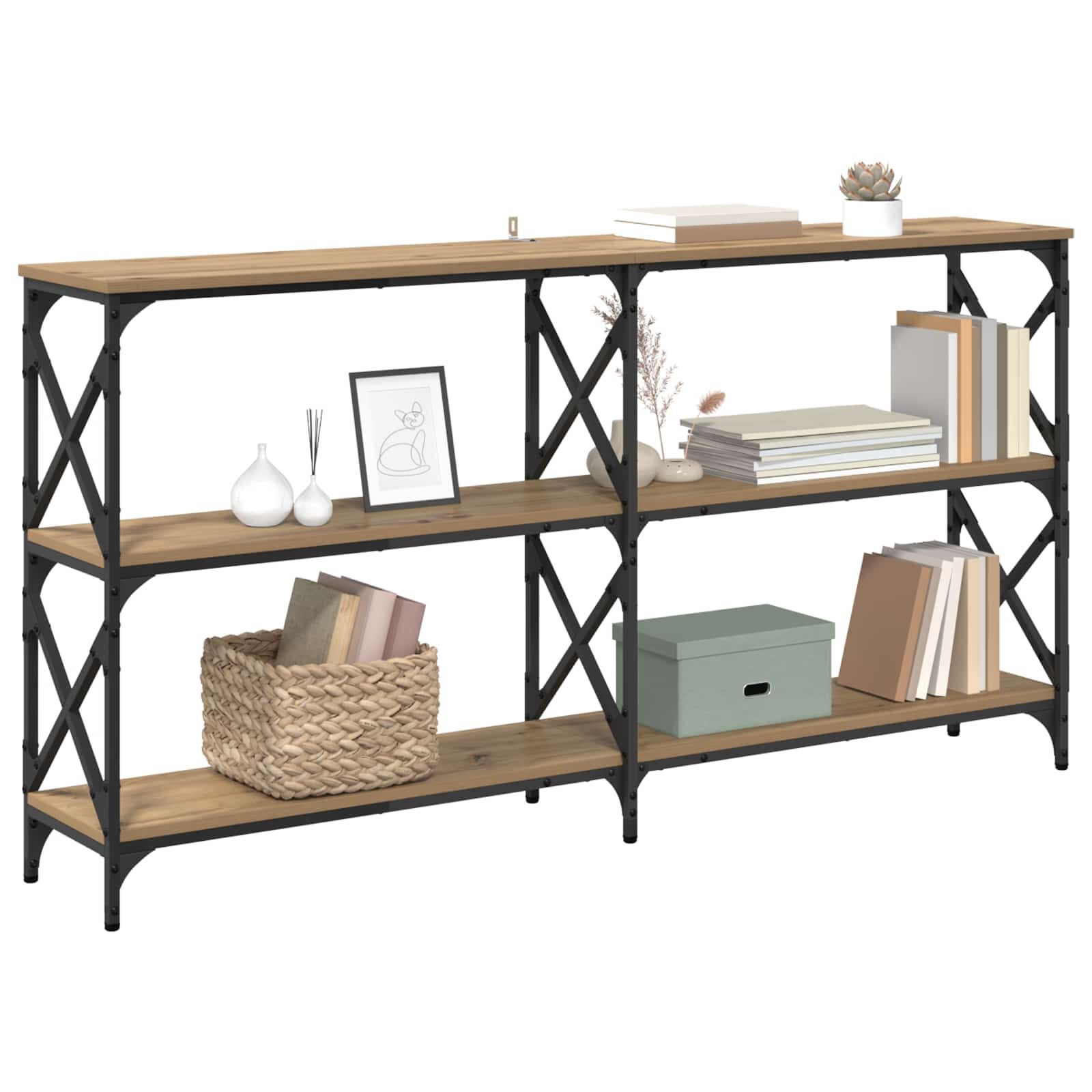 Console Tafel Artisan Eiken 156 cm - 34% Korting