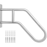 QWORK RVS U-greep 60cm - Zilverkleurige Wandbeugel (33% Korting)