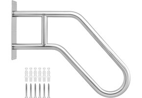 QWORK RVS U-greep 60cm - Zilverkleurige Wandbeugel (33% Korting)