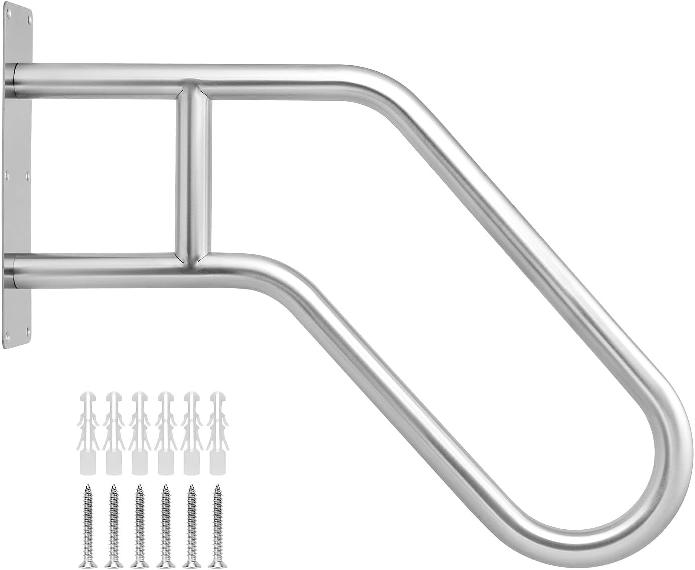 QWORK RVS U-greep 60cm - Zilverkleurige Wandbeugel (33% Korting)