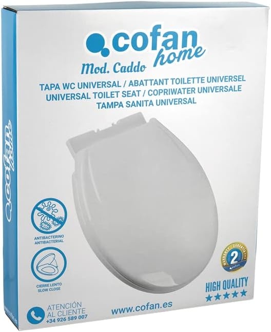 Universele WC-bril Wit Polypropyleen - 31% Korting!