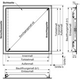 Inspectiedeur Plaatstaal Wit 40x40 cm - 32% Korting