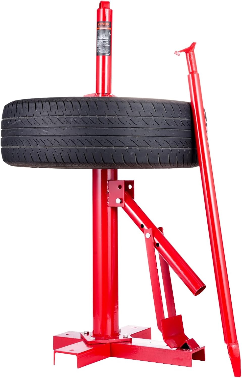 VEVOR Bandenwisselaar Bandenwisselaar 203-406 mm Verstelbaar, bandenwisselaar 460x380x940 mm Bandenwisselaar voor handmatige montage en demontage Bandenlichter
