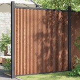 vidaXL Schuttingpaneel 173x186 cm HKC bruin