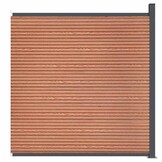 vidaXL Schuttingpaneel 173x186 cm HKC bruin