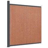 vidaXL Schuttingpaneel 173x186 cm HKC bruin