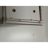 Hoofdbordkast Wit met LED-Verlichting - 180 cm breed (62% korting)