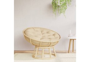 Rond Zitkussen Ø 100x11 cm Beige Oxford Stof - 33% Korting