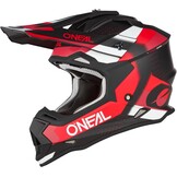 O'NEAL 2SRS Motocross Helm - Zwart/Grijs/Neon Geel - Enduro Crosshelm voor Volwassenen