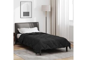 Dekbed Zwart 140x220cm Microfiber - 33% Korting