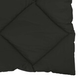 vidaXL Vol jaar dekbed Zwart 140 x 220 cm Microfiber