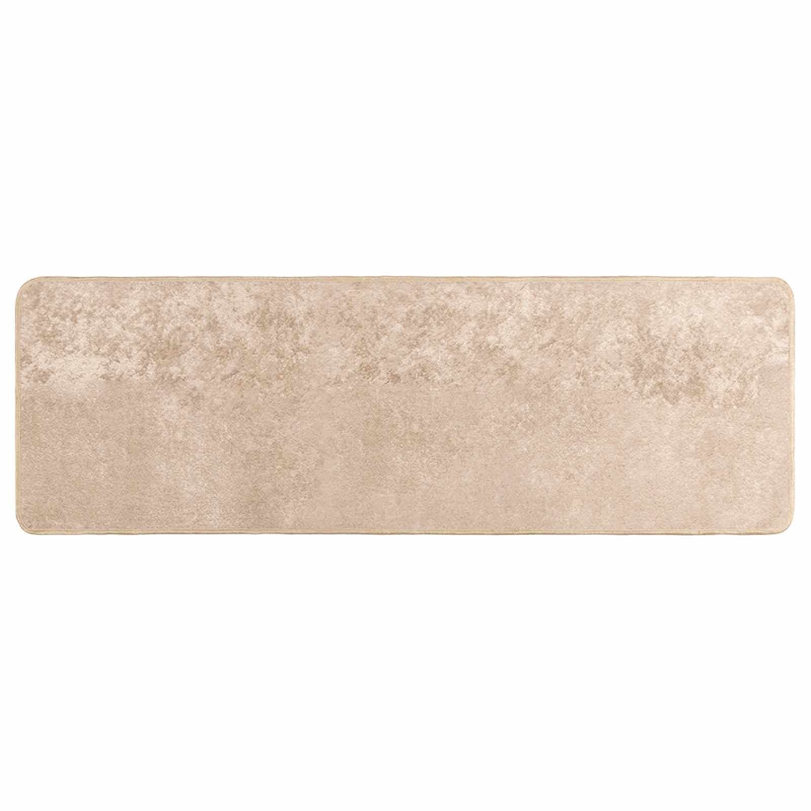 vidaXL Vloerkleedloper MARSA Beige 50 x 150 cm Polyester en PVC