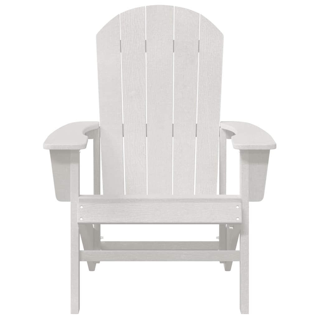 vidaXL Adirondack-stoel Wit HDPE