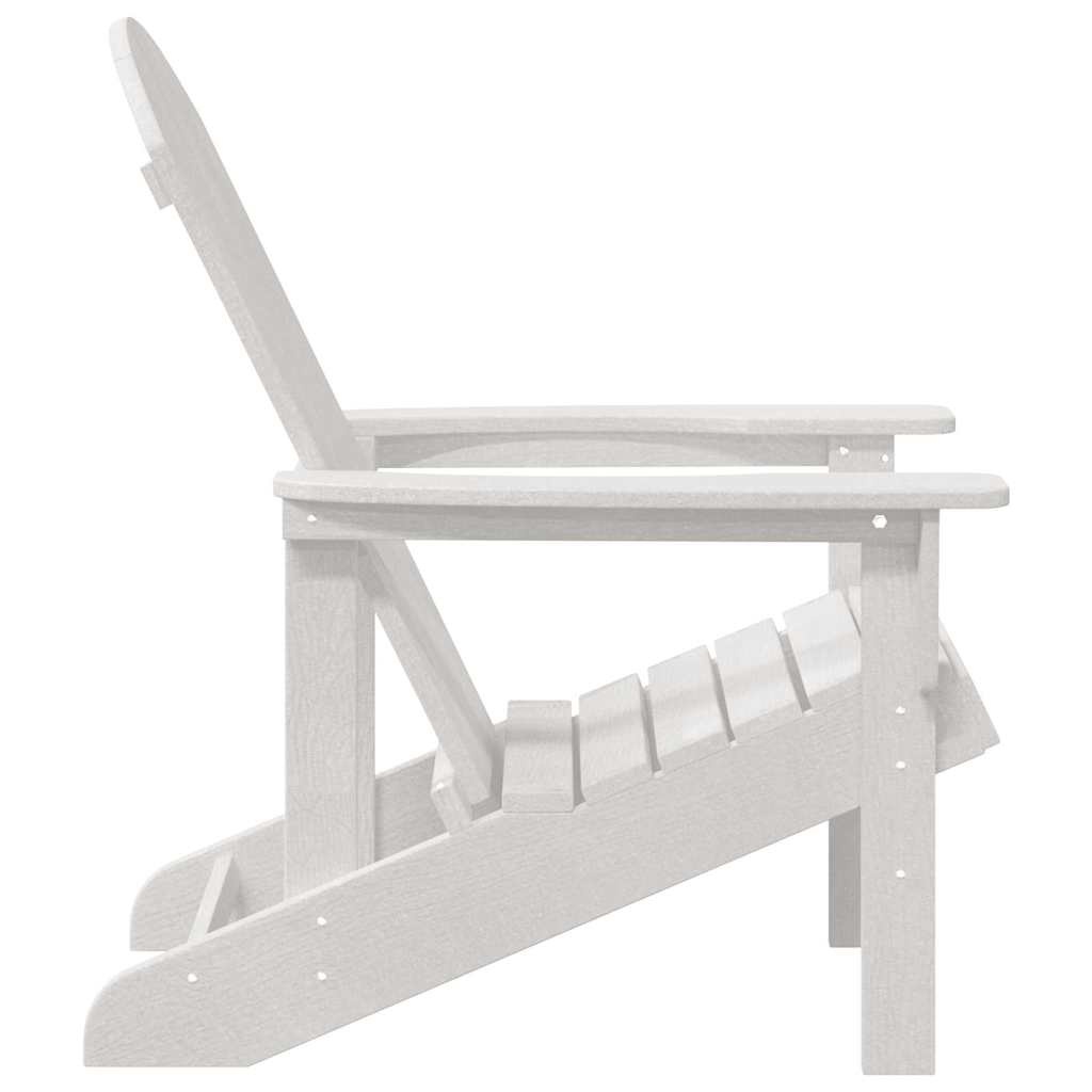 vidaXL Adirondack-stoel Wit HDPE