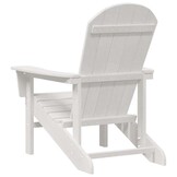 vidaXL Adirondack-stoel Wit HDPE