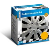 Cartrend 70279 Storm Wieldoppenset met chromen moeren; 4-delig, 40,64 cm (16 inch) - set van 4 - Maat 16" inch