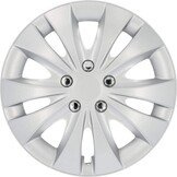 Cartrend 70279 Storm Wieldoppenset met chromen moeren; 4-delig, 40,64 cm (16 inch) - set van 4 - Maat 16" inch