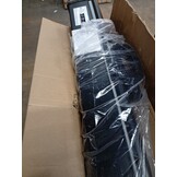 vidaXL Uittrekbaar Zijscherm Rechthoekig 120 x 500 cm Polyester Grijs