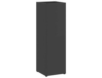 vidaXL Regen paraplu standaard Zwart 15,5 x 15,5 x 49 cm Staal