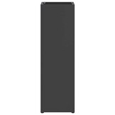 vidaXL Regen paraplu standaard Zwart 15,5 x 15,5 x 49 cm Staal