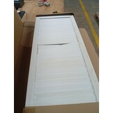 vidaXL Hoofdbord 100x5x78/88 cm kunstleer wit