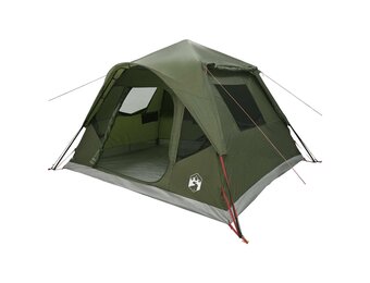 vidaXL Directe Tent Olijfgroen 305 x 275 x 190 cm Polyester en staal