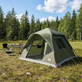 vidaXL Directe Tent Olijfgroen 305 x 275 x 190 cm Polyester en staal