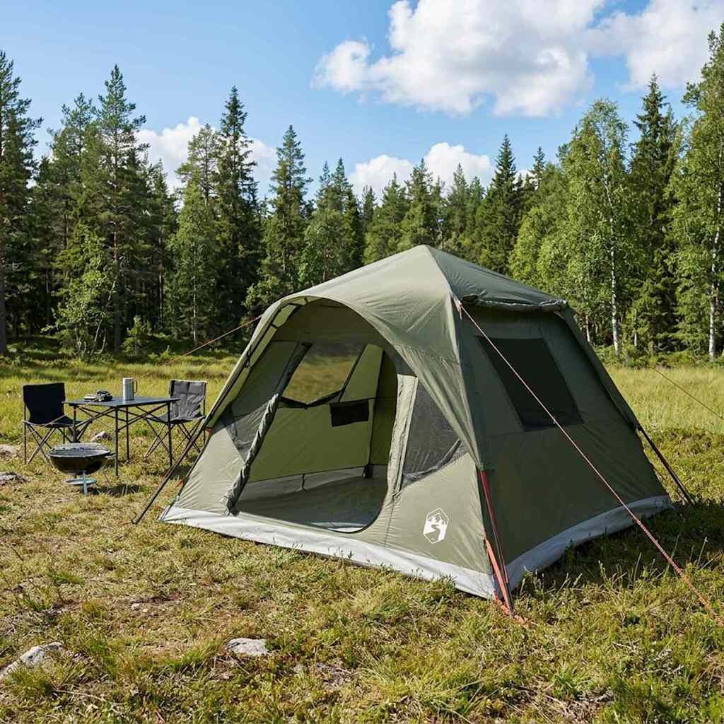 vidaXL Directe Tent Olijfgroen 305 x 275 x 190 cm Polyester en staal