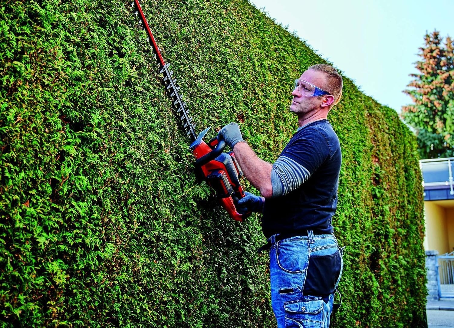 Einhell Accu Heggenschaar GE-CH 36/65 Li Solo - 65 cm - Rood/Zwart