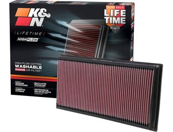 K&N vervangingsfilter compatibel met Audi Q7 2006-2013 / Range Rover 2006-2010 / Porsche Cayenne 2004-2015 / VW Touareg 2003- (33-2857)