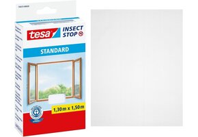 Vliegenhor voor Ramen, Wit, 130x150 cm | 45% Korting