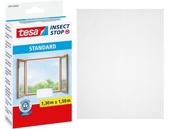 tesa INSECT STOP Klittenband Vliegenhor - 130 x 150 cm - Wit