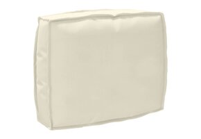 VidaXL Palletkussen Rugleuning Crème 50x40x12 cm Oxford Stof - 32% Korting
