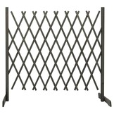 vidaXL Tuinlatwerk 180x100 cm massief vurenhout grijs