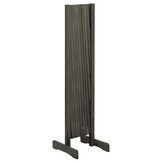 vidaXL Tuinlatwerk 180x100 cm massief vurenhout grijs