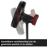 Einhell Accu Ventilator GE-CF 18/320 P Li-Solo - Rood/Zwart - 320 mm - 18V