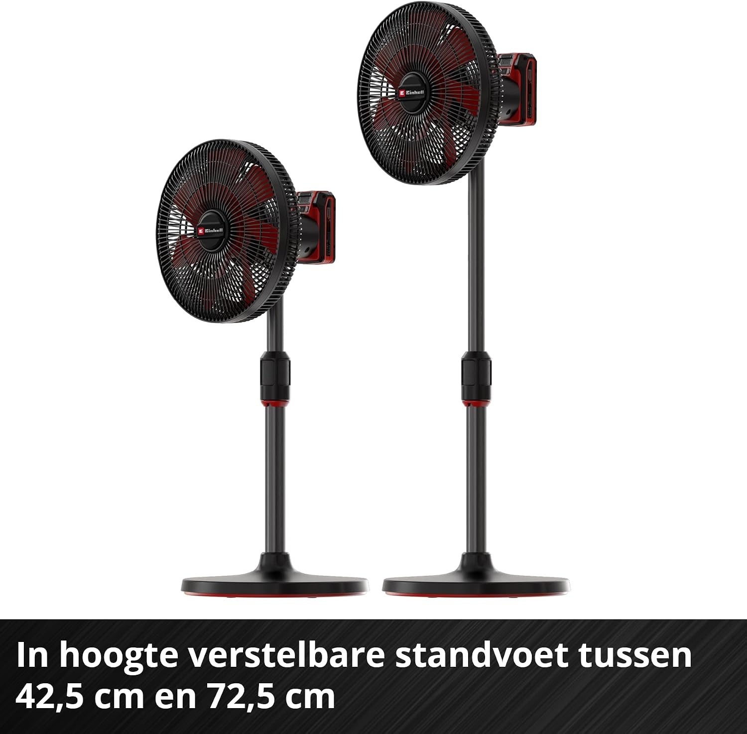 Einhell Accu Ventilator GE-CF 18/320 P Li-Solo - Rood/Zwart - 320 mm - 18V