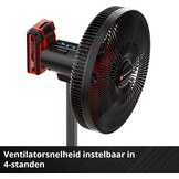 Einhell Accu Ventilator GE-CF 18/320 P Li-Solo - Rood/Zwart - 320 mm - 18V