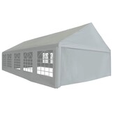 vidaXL Tentdoek zonder frame Grijs 10 x 5 m PE