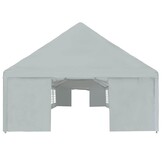 vidaXL Tentdoek zonder frame Grijs 10 x 5 m PE