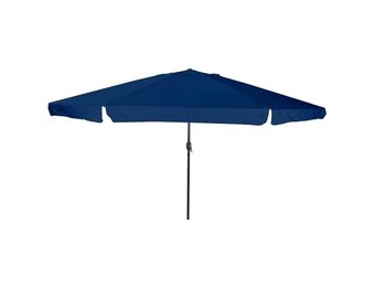 vidaXL Tuinparasol 394 x 394 x 248 cm Polyester en staal Azuurblauw