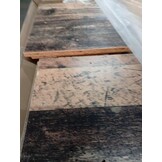 Plantenstandaard 33x33x100 cm Bewerkt Hout - Oud Houtkleurig (53% Korting)