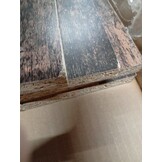 Plantenstandaard 33x33x100 cm Bewerkt Hout - Oud Houtkleurig (53% Korting)